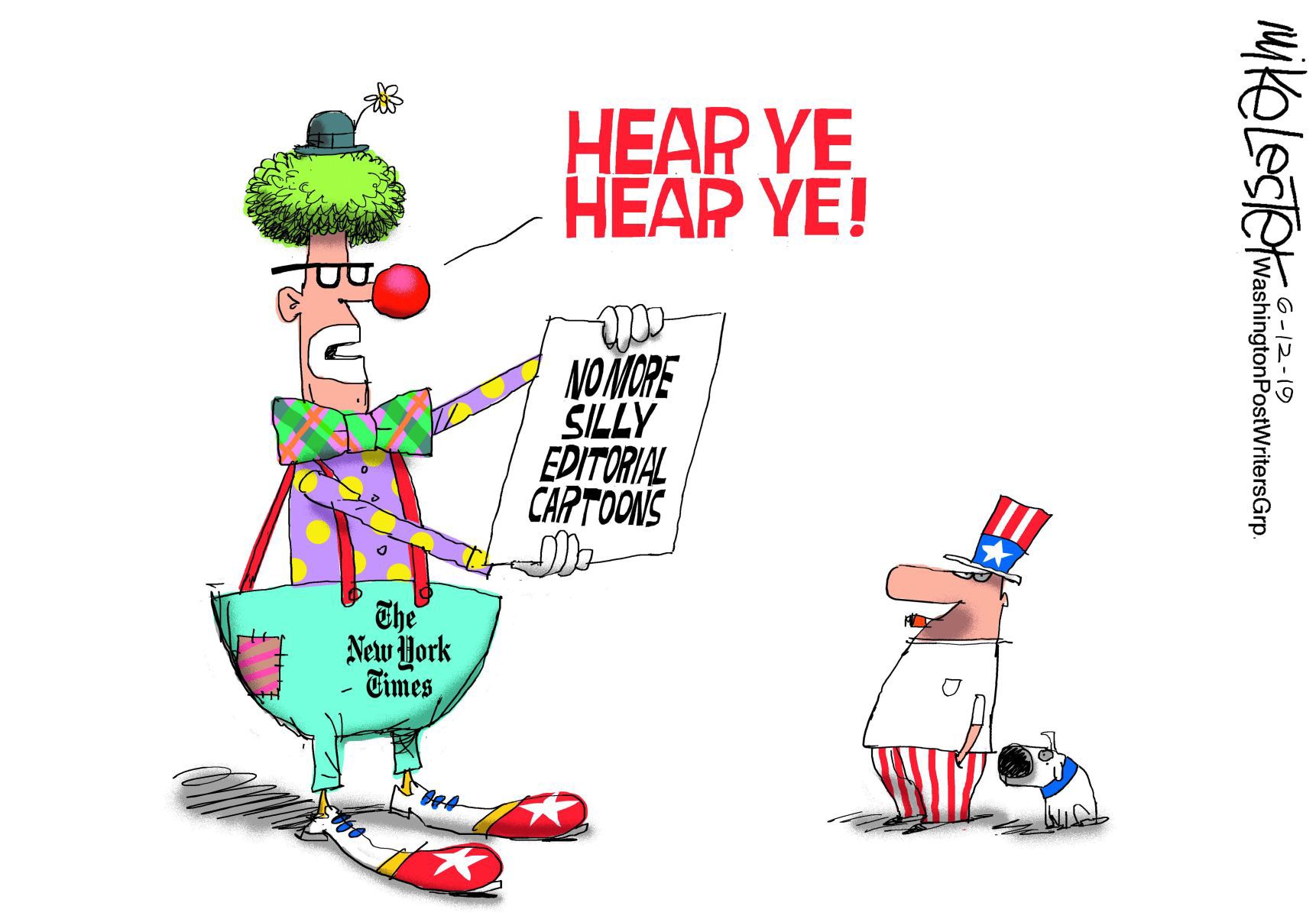 Mike Lester cartoon